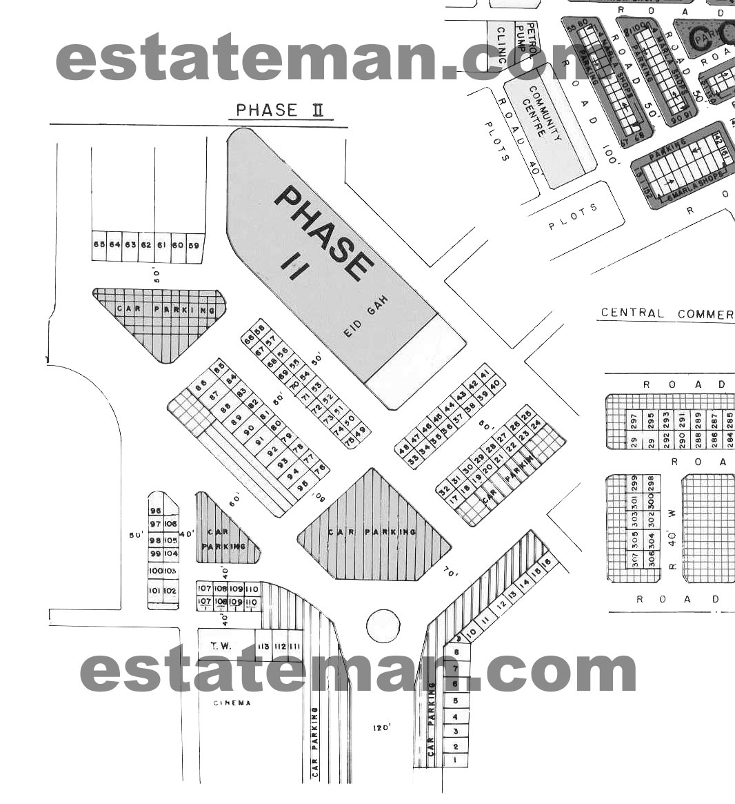 Defence Commercial Phase II - Lahore (Map Area 4) Click on Map Navigation Buttons as required