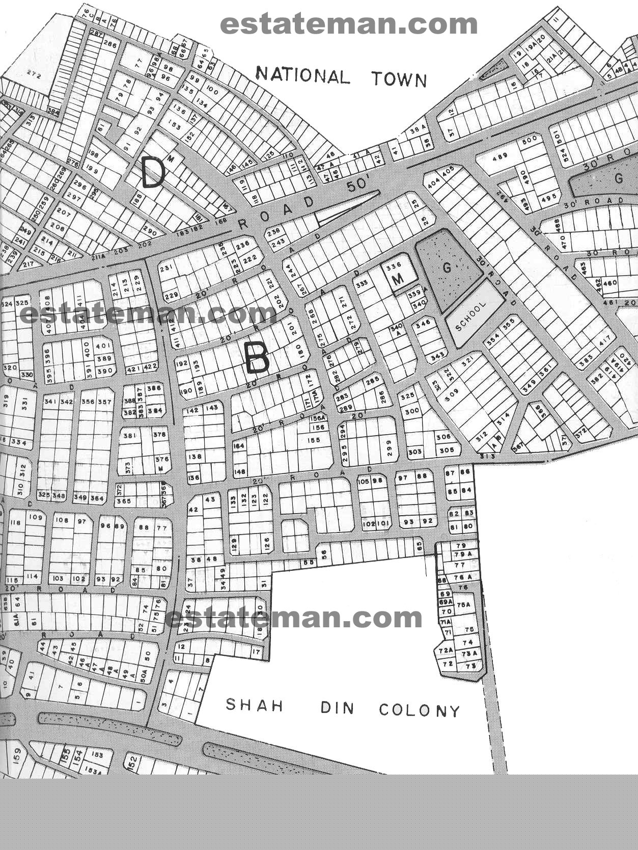 Gulshan Ravi Lahore (Map Area 4) Click on Map Navigation Buttons as required
