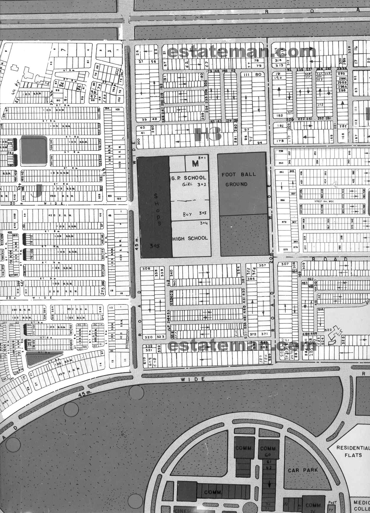 Johar Town Phase 2 (Map Area 2) Lahore, Click on Map Navigation Buttons as required. 