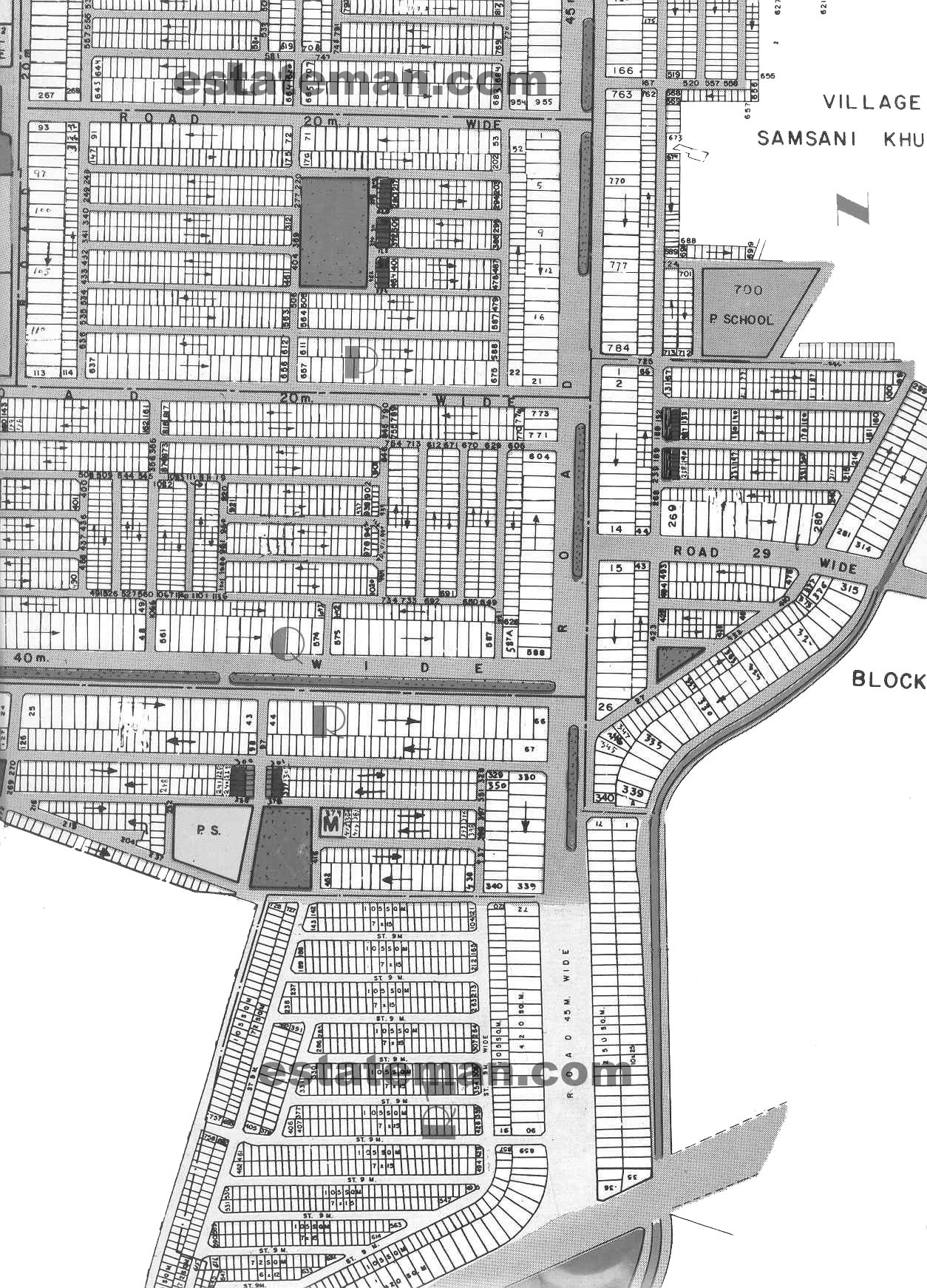 Johar Town Phase 2 (Map Area 7) Lahore, Click on Map Navigation Buttons as required. 