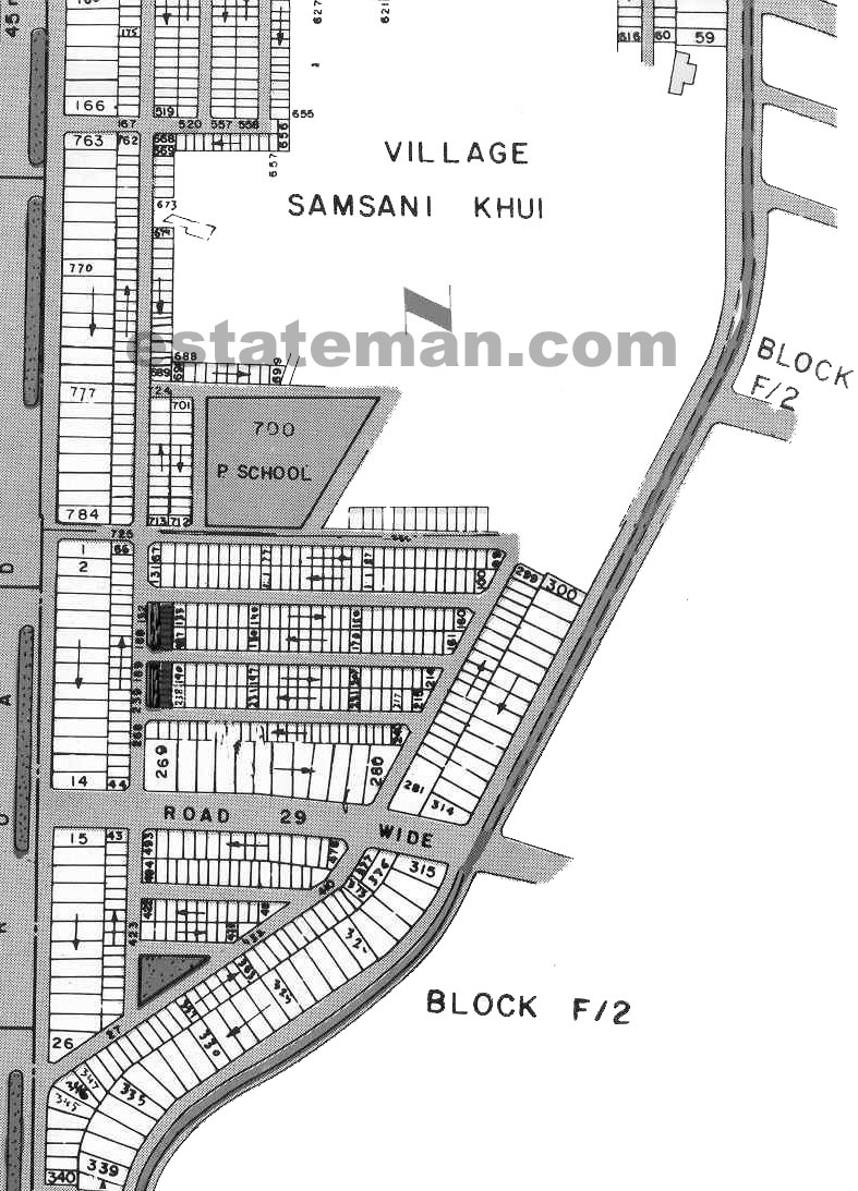 Johar Town Phase 2 (Map Area 8) Lahore, Click on Map Navigation Buttons as required. 