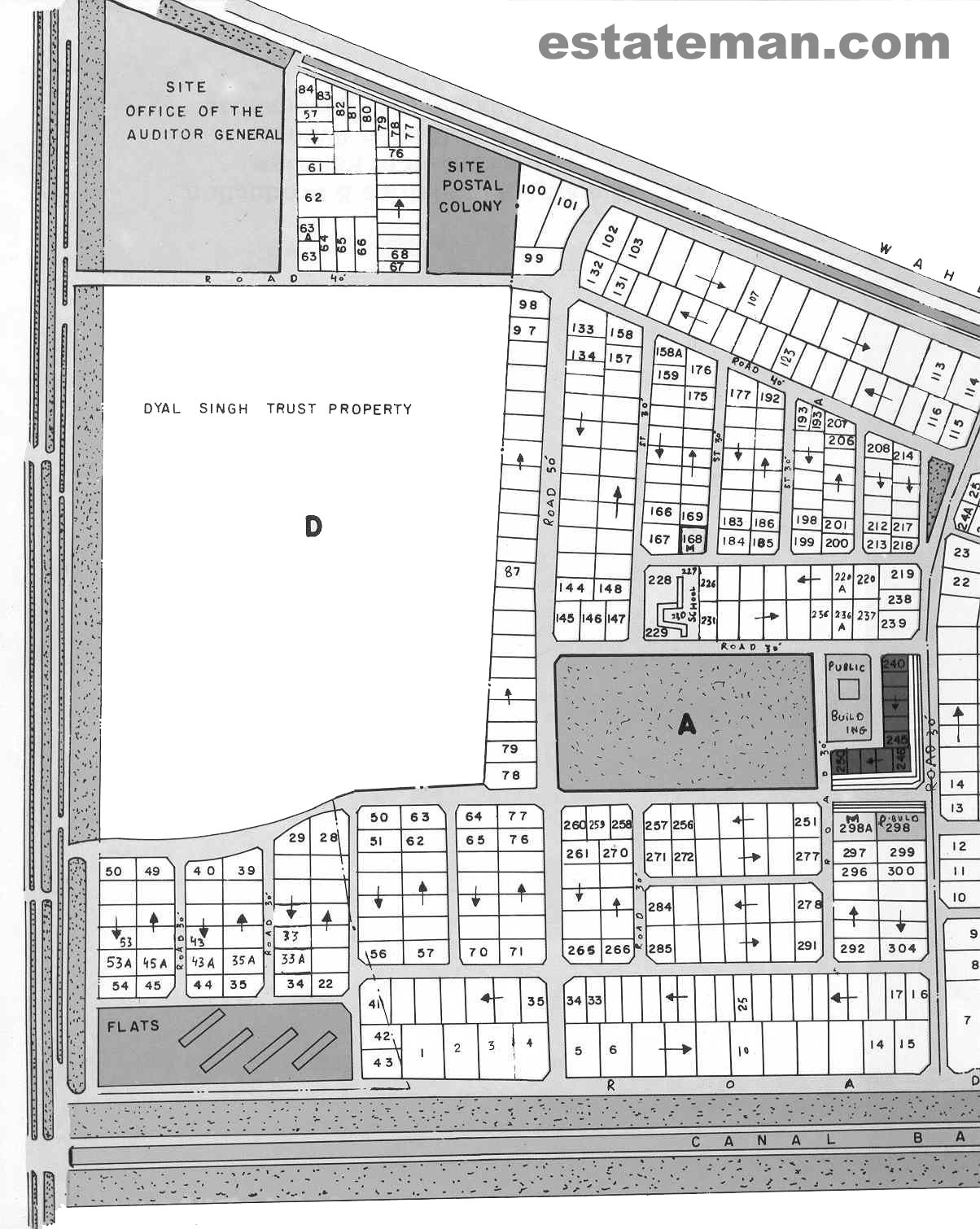 New Muslim Town (Map Area 1) Click on Map Navigation Buttons as required.