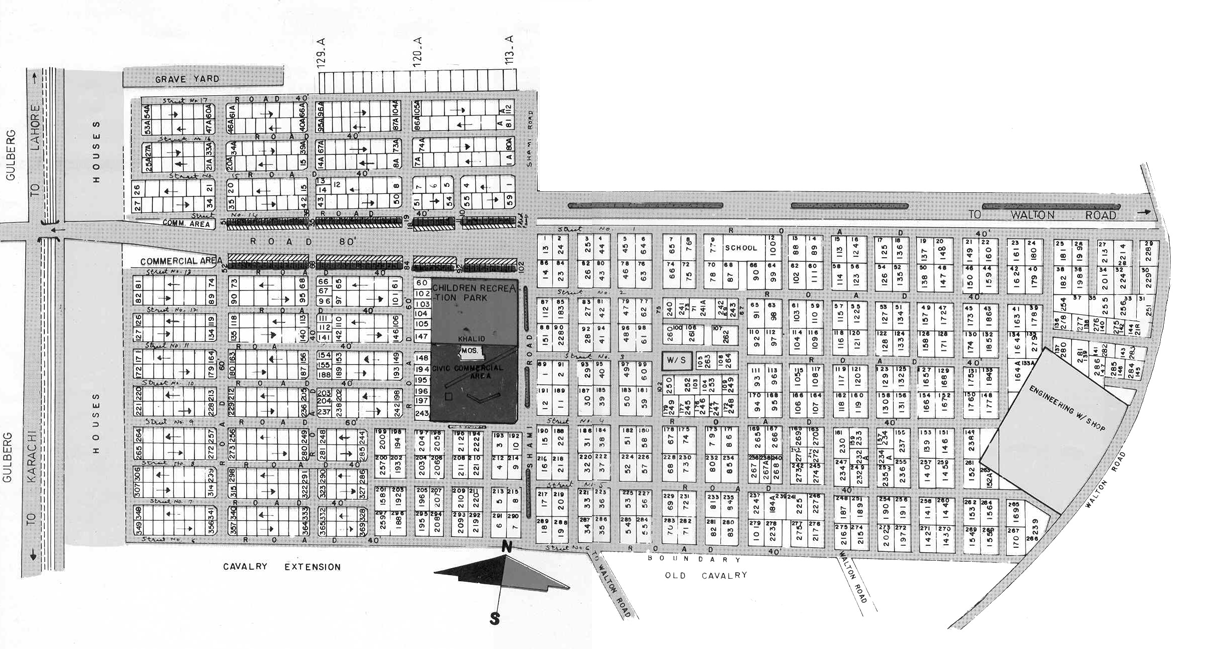 Old Cavalry Ground. Please click on different areas of map  to get it enlarge.