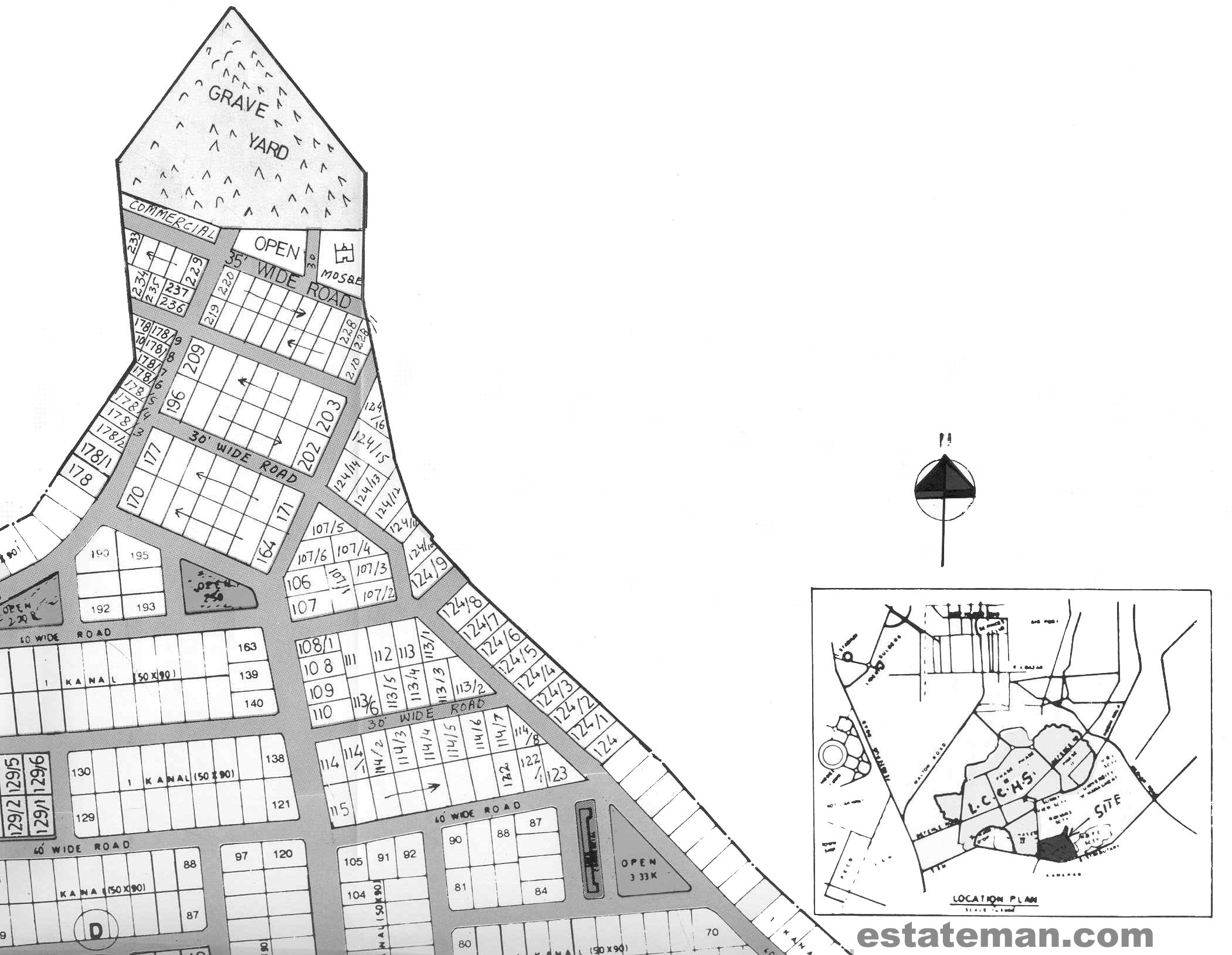 Sui Northern Officers Co-operative Housing Scheme (Map Area 2) Lahore. Click on Map Navigation Buttons as required.