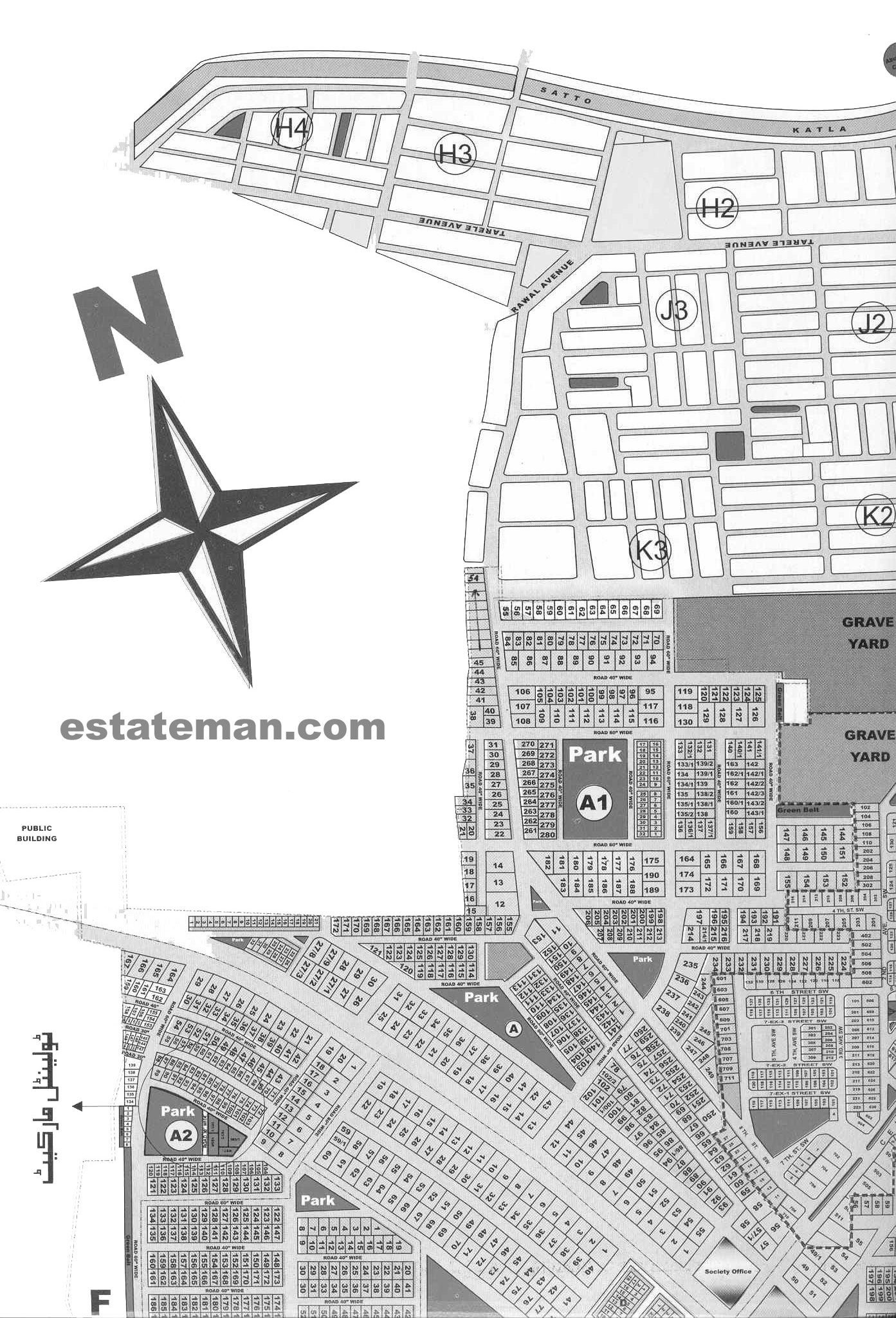 Unified Town (Map Area 1). Click on Map Navigation Buttons as required. 