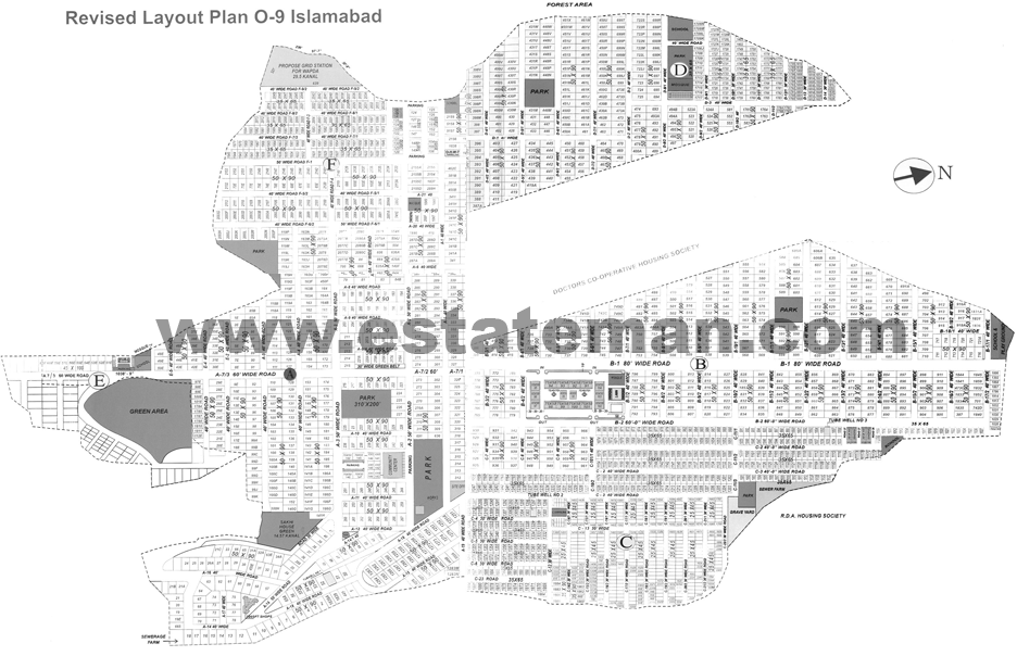 O-9 Police Foundation Islamabad...Please Click for Detailed Map