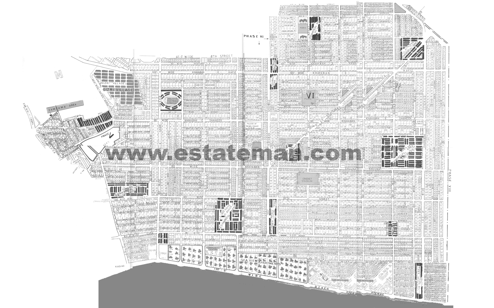 DHA Phase 6 ...Please Click for Detailed Map