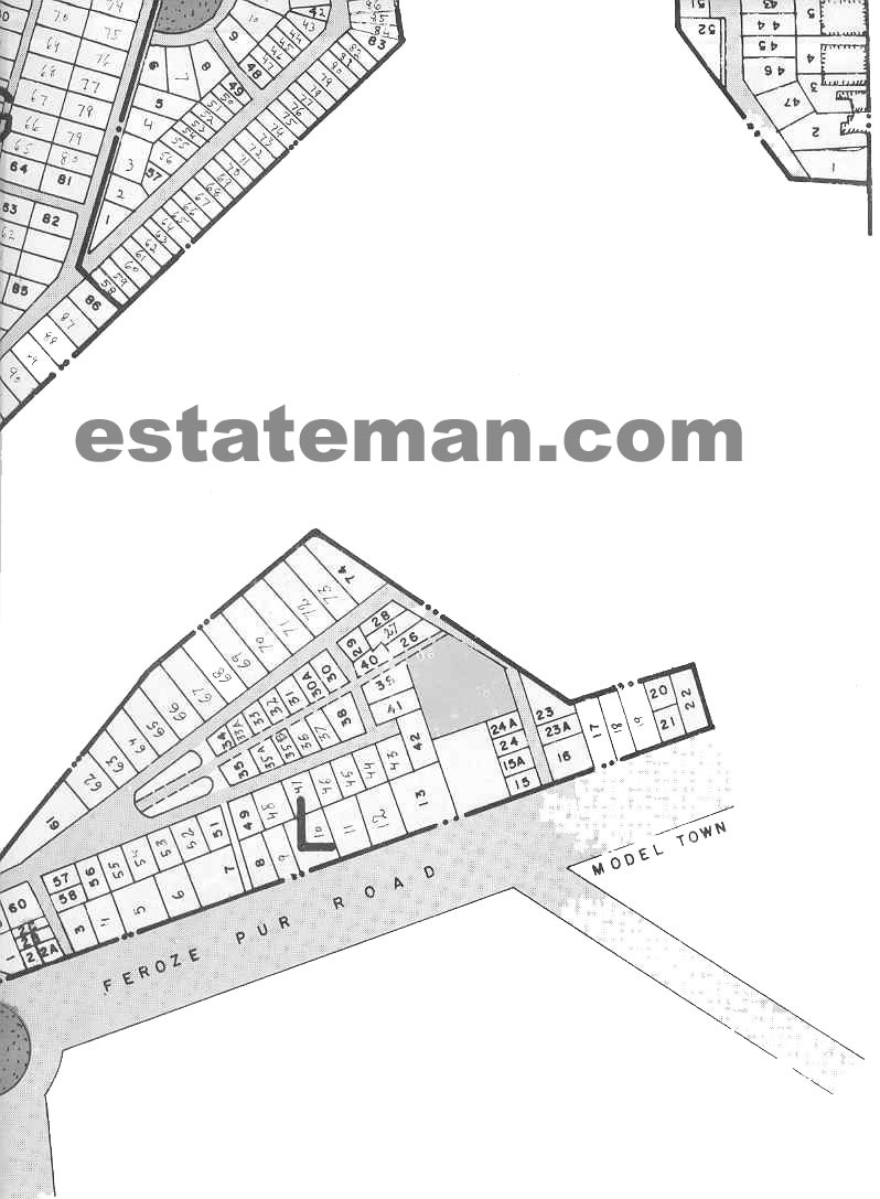 Gulberg Phase 1, 2, 3, 4.(Map Area 10) Please Click Map Navigation Buttons as required. 