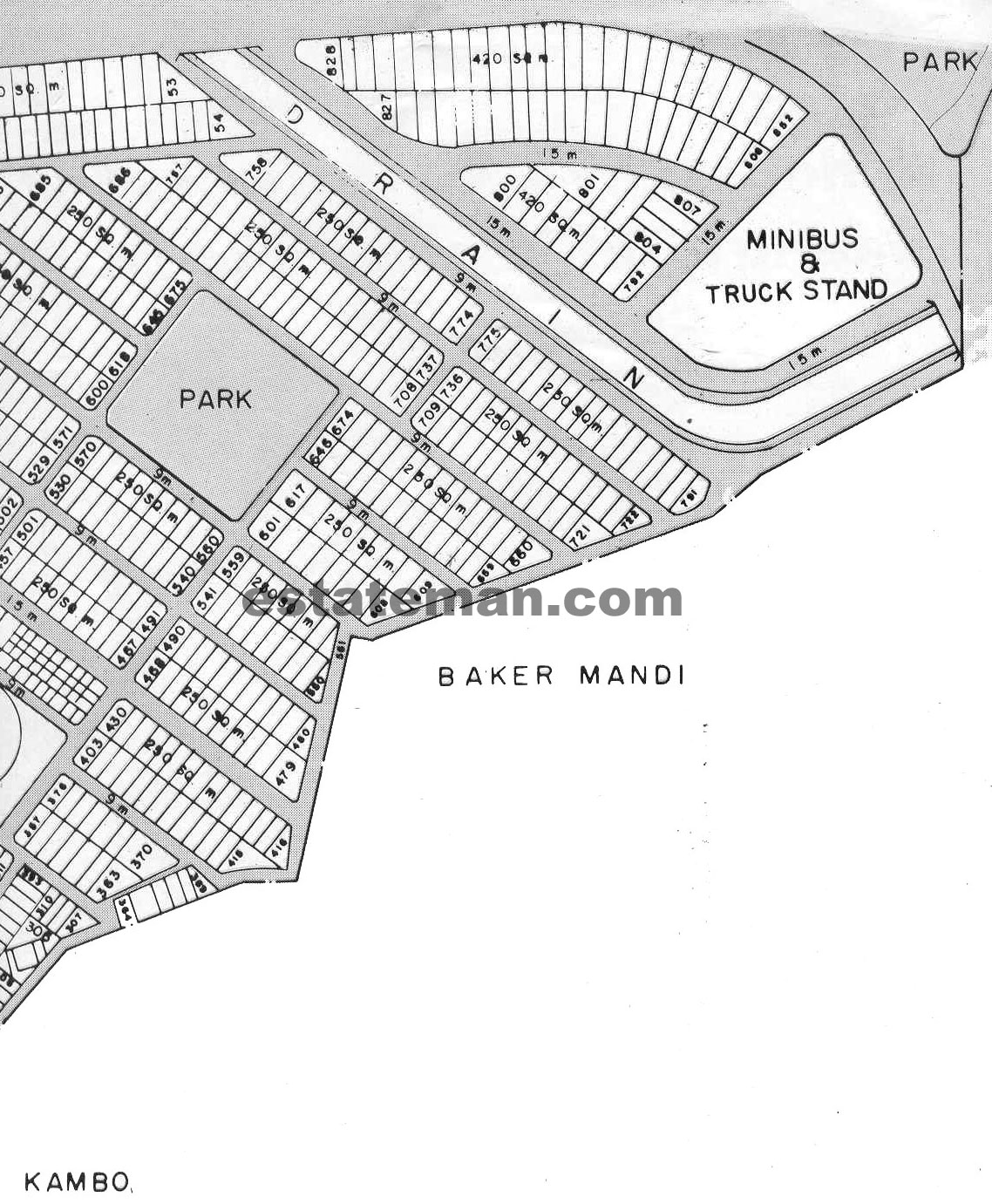 Sabzazar Phase 1 & 2. (Map Area 5) Click on Map Navigation Buttons as required.